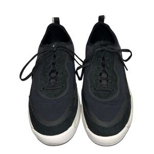 Sorel Women's Ona 503 Low Sneakers Size 9 Black Leather Suede & Textile Mix EUC